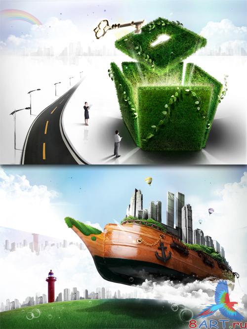 Green City psd Sources #1 Green City psd Sources #1