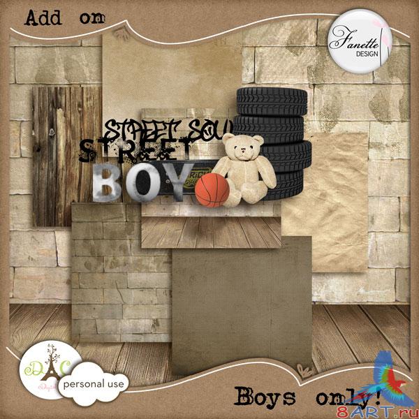 Скрап-набор Boys only! (Только к мальчиков) Скрап-набор Boys only! (Только к мальчиков)