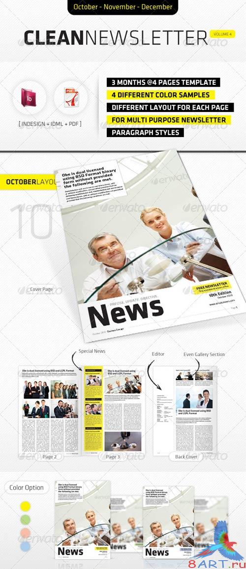 GraphicRiver October - December Clean Newsletter V4