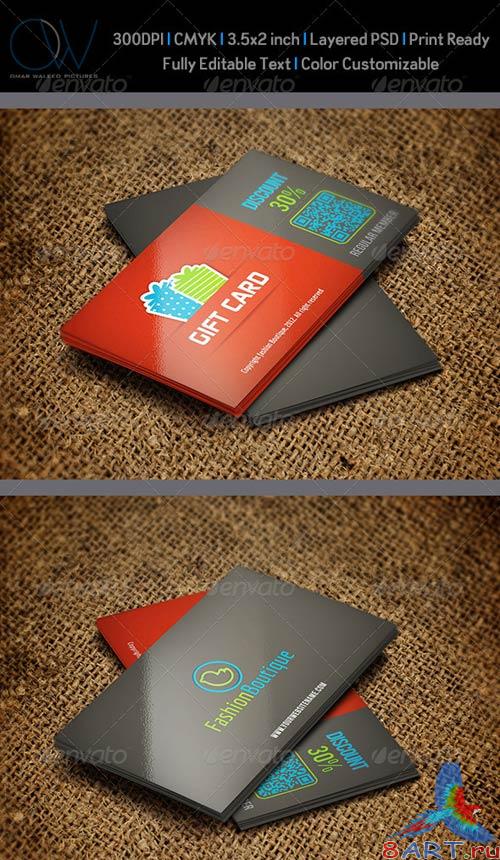 GraphicRiver Gift / Voucher Card Vol.1