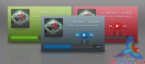 PSD Template - Music Player PSD Template - Music Player