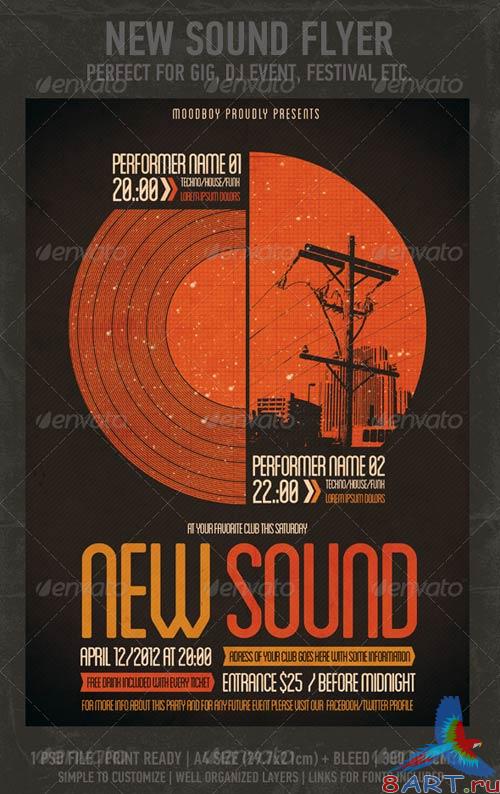 GraphicRiver New Sound Flyer/Poster