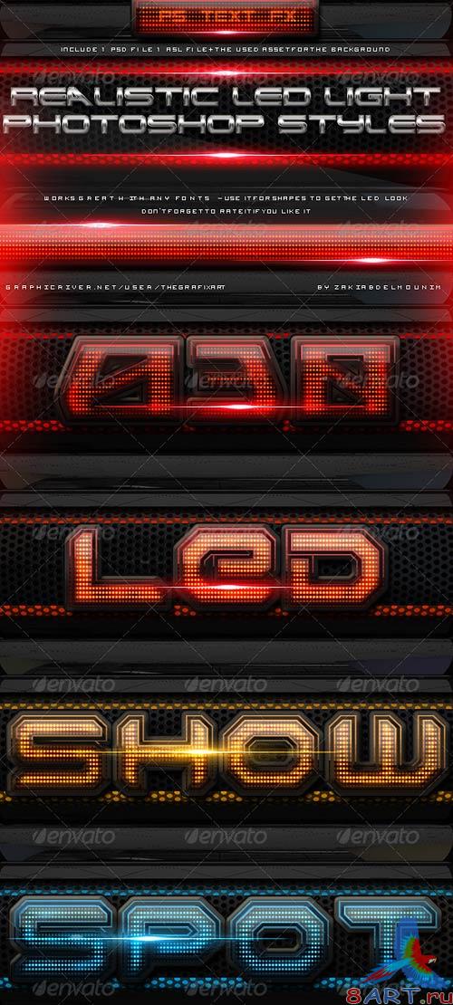 GraphicRiver Led Light Layer Styles