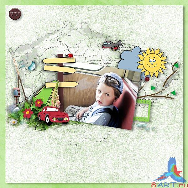 Летний Скрап-набор Fun in the sun Летний Скрап-набор Fun in the sun