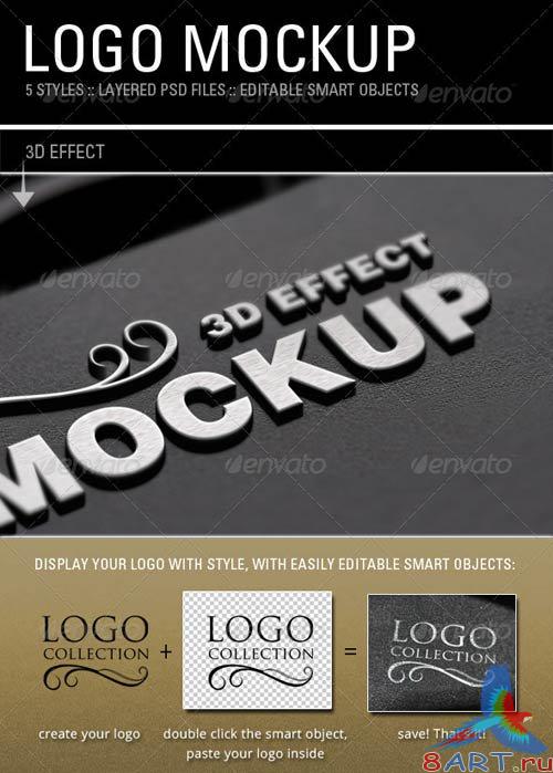 GraphicRiver Logo Mockups Set 5 Styles