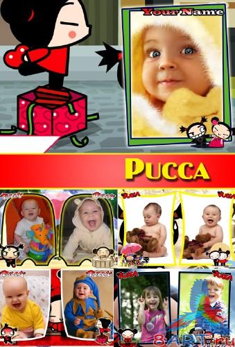   &quot;Pucca&quot; (6 PSD + 6 PNG)