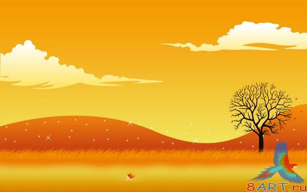 Autumn Scene PSD