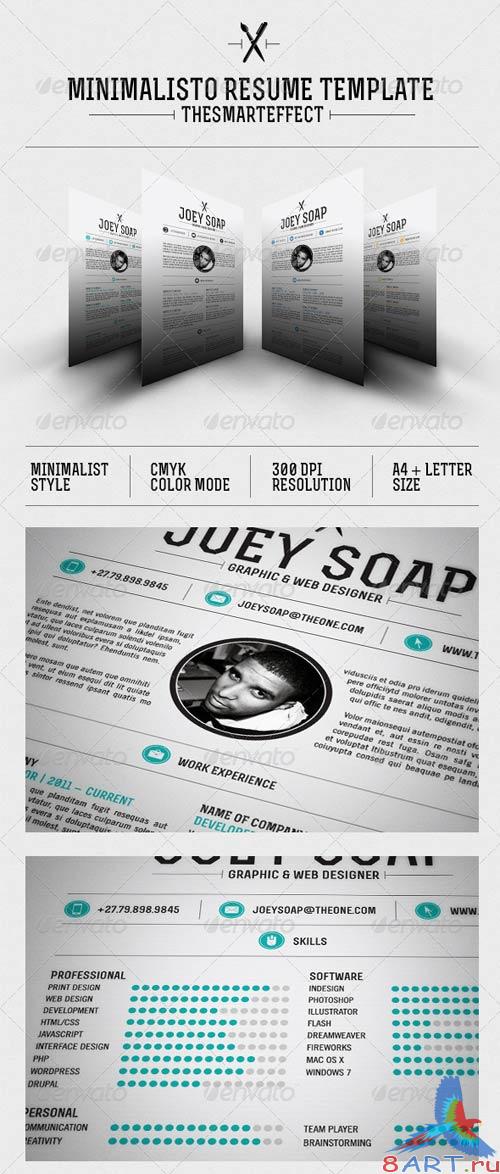 GraphicRiver Minimalisto Resume Template