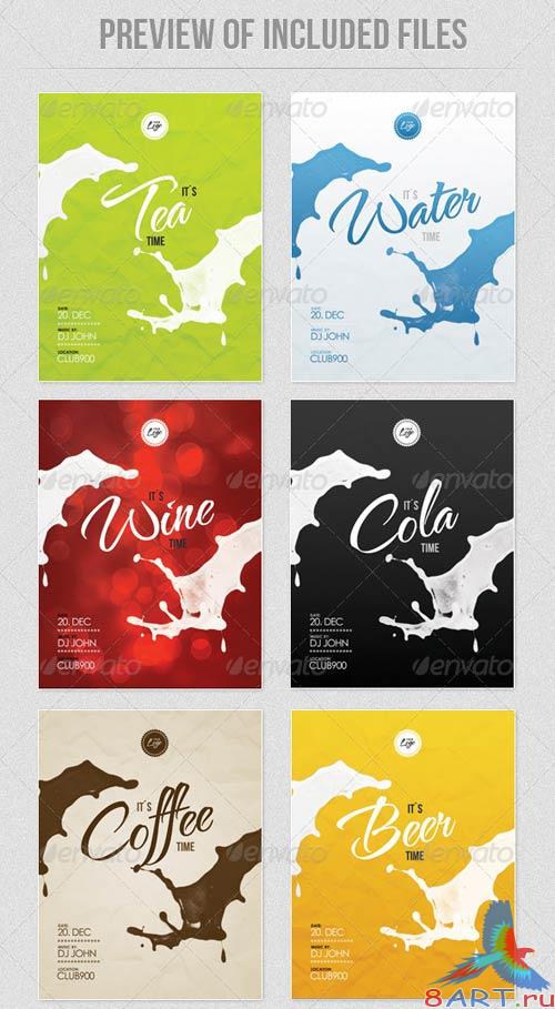 GraphicRiver Drinks - Flyer Template