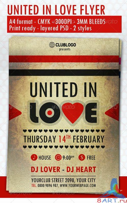 GraphicRiver United In Love Flyer