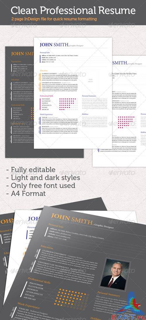 GraphicRiver Clean Professional Resume/CV