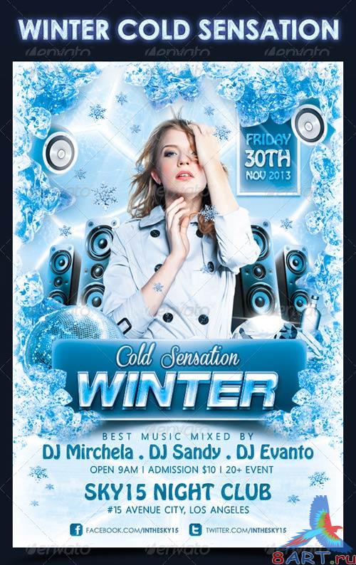 GraphicRiver Winter Cold Sensation Flyer Template