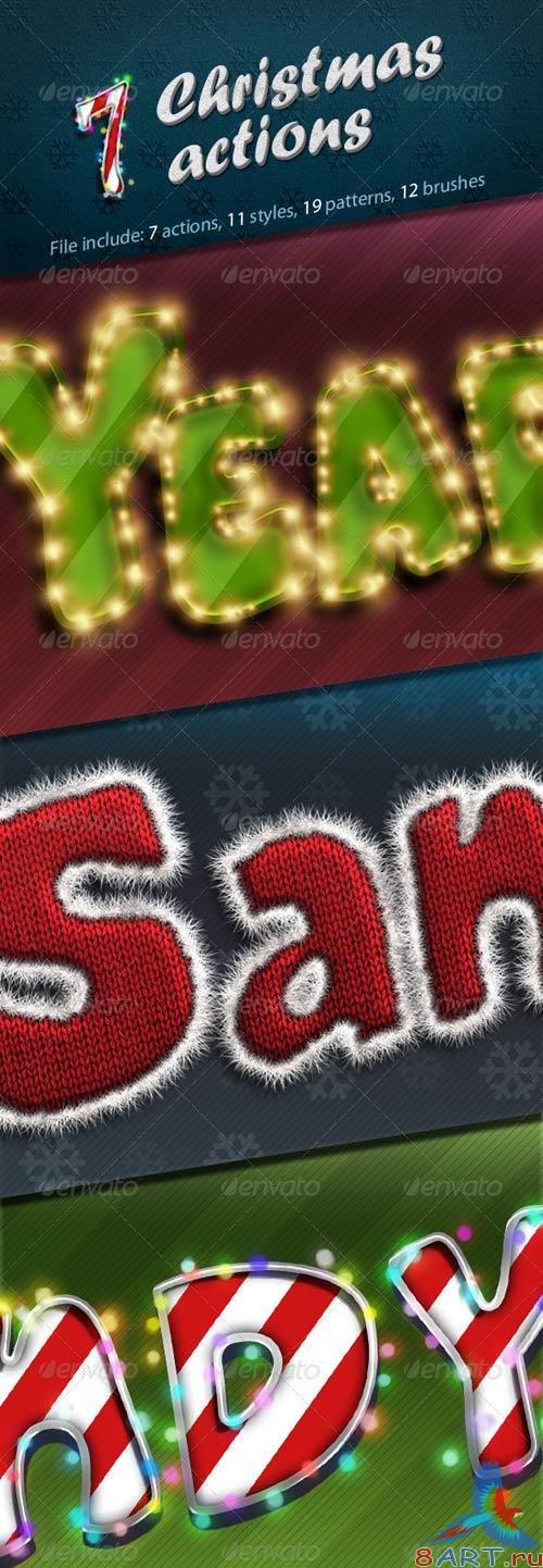 GraphicRiver 7 Christmas Actions