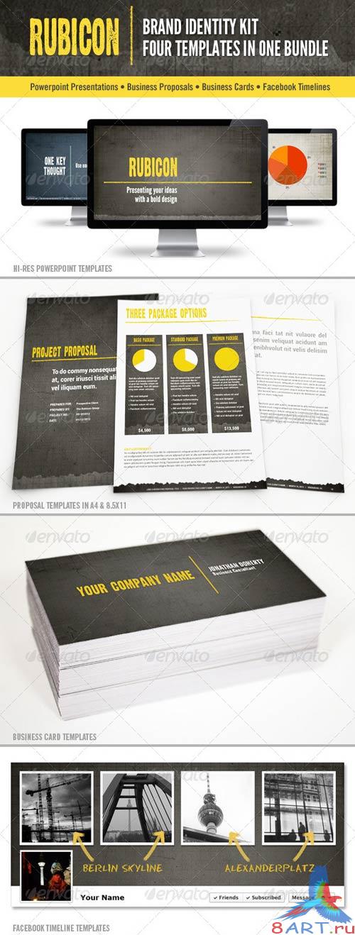 GraphicRiver Rubicon Branded Identity Kit Bundle