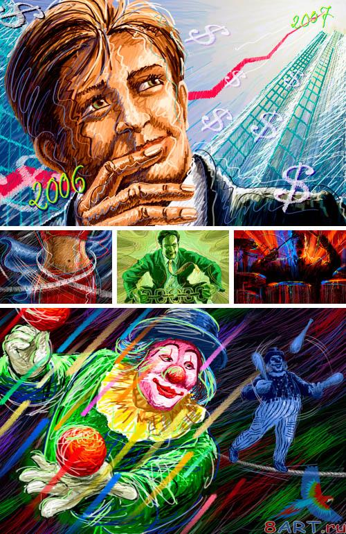 PSD Illustrations - Drawings briefly 11 PSD Illustrations - Drawings briefly 11