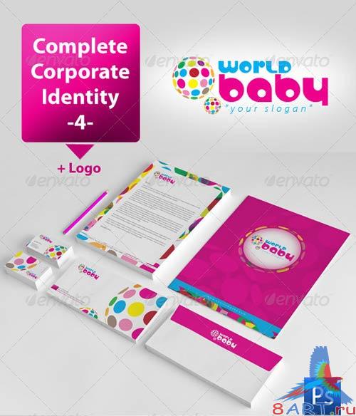 GraphicRiver World Baby Corporate Identity Package