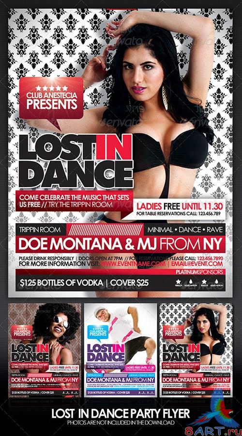 GraphicRiver Lost In Dance Flyer