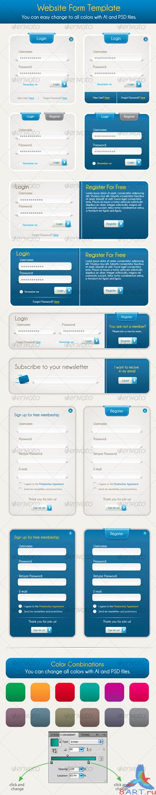 Login/Signup Collection - GraphicRiver Login/Signup Collection - GraphicRiver