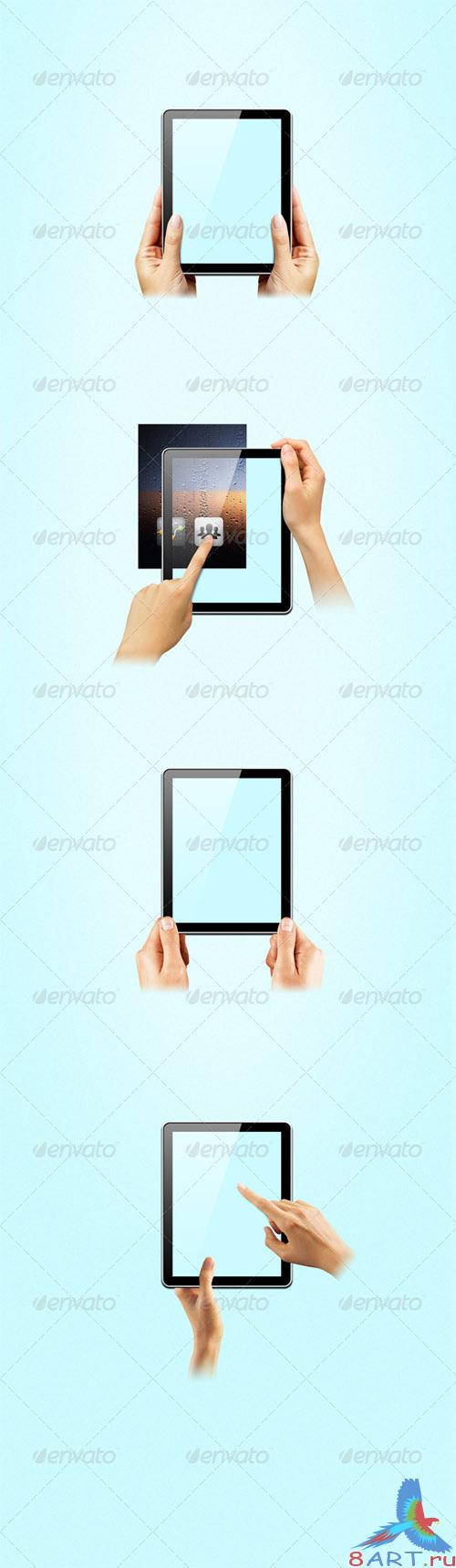 Hands on tablet - REUPLOAD