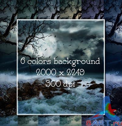 Colors backgrouds in PSD