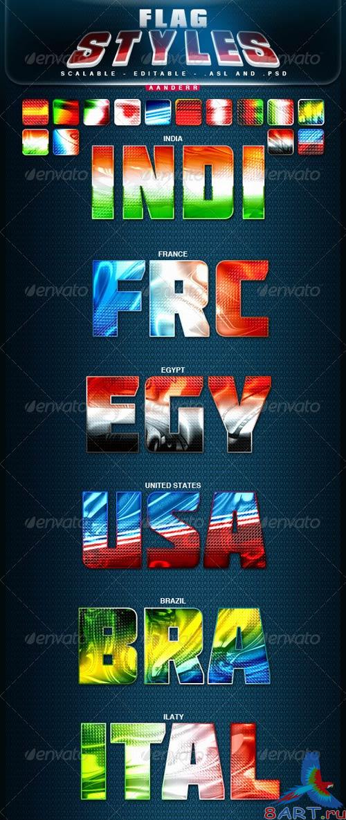 GraphicRiver Flag Styles