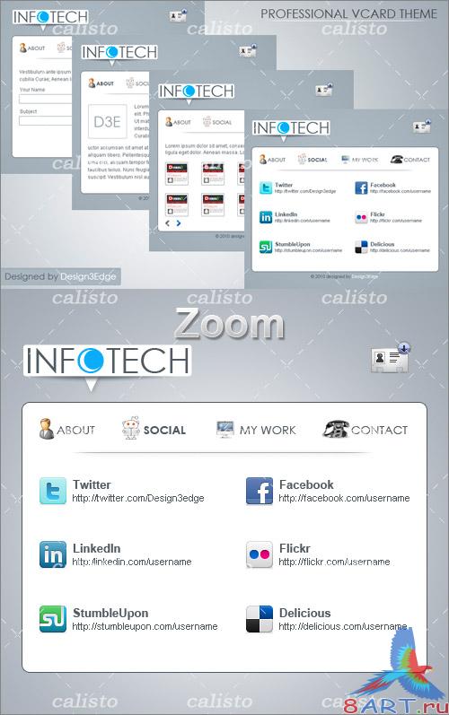 Professional vCARD Theme Professional vCARD Theme