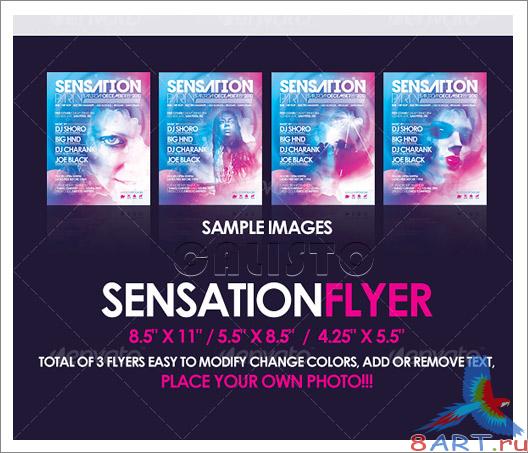 Sensation Flyer - GraphicRiver