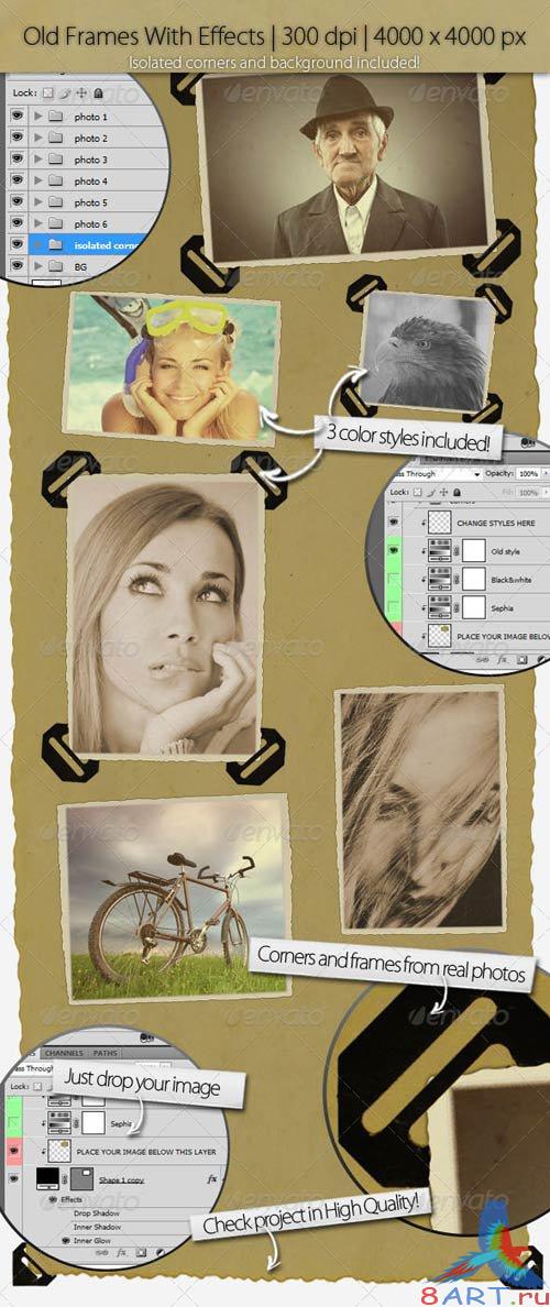 GraphicRiver Old Image Frames With Corners