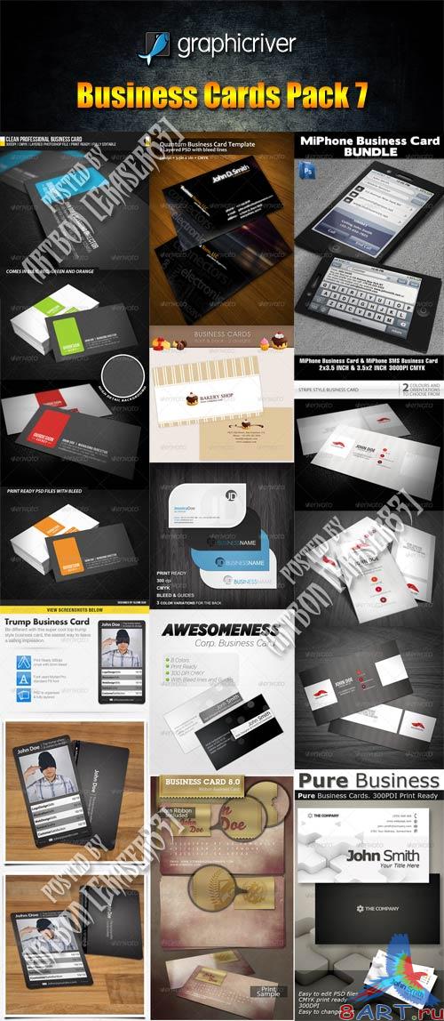 GraphicRiver Business Cards Pack 7