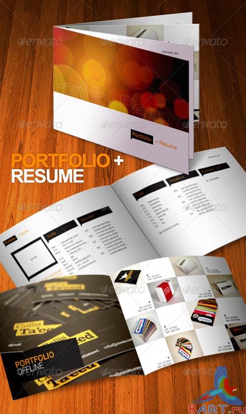 GraphicRiver 8 Pages Portfolio Resume Brochure