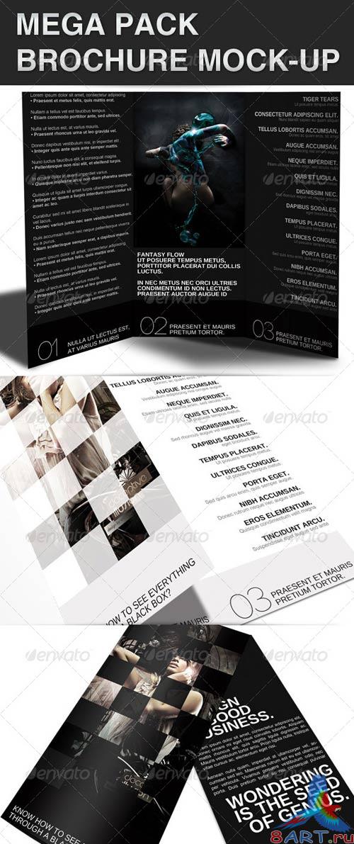 GraphicRiver Mega pack Brochure - Mock-Up