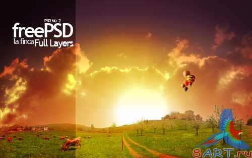 PSD-файл La Finca PSD-файл La Finca