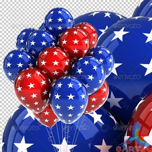 GraphicRiver Patriotic USA Party Balloons