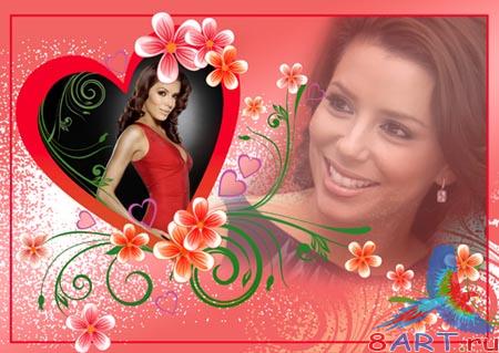 Photoframe-Loving lady -  (   )