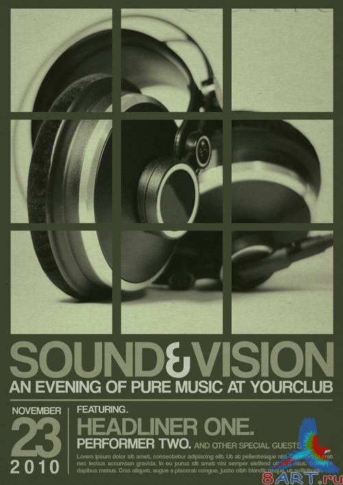 Minimal Alternative Flyer Green Minimal Alternative Flyer Green