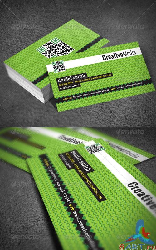 GraphicRiver Green Modern Business Card