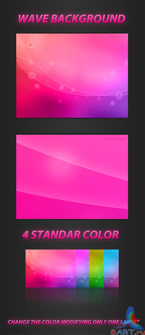 PSD Template - Wave Backgrounds Pack PSD Template - Wave Backgrounds Pack