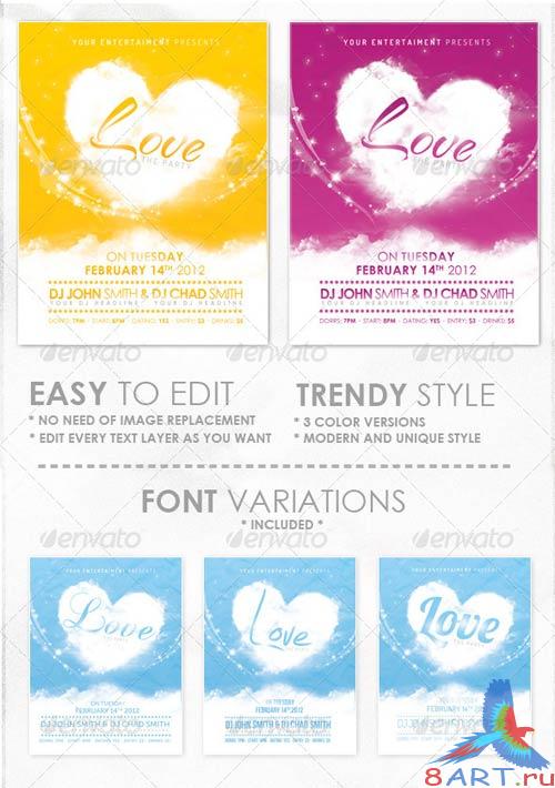 GraphicRiver Love - Flyer Template