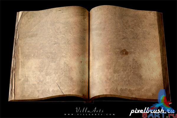 Old Book -  .      Photoshop