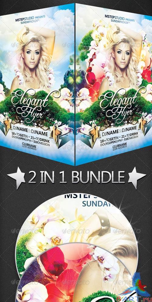 GraphicRiver Elegant Flyer Bundle: 2 in 1