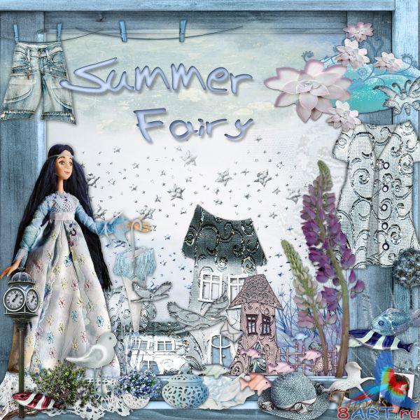 Скрап-набор Summer fairy Скрап-набор Summer fairy
