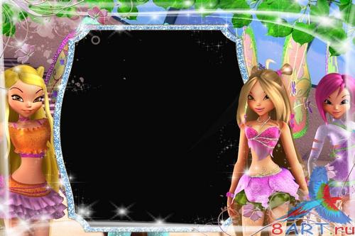 Яркие детские фоторамочки Winx Яркие детские фоторамочки Winx