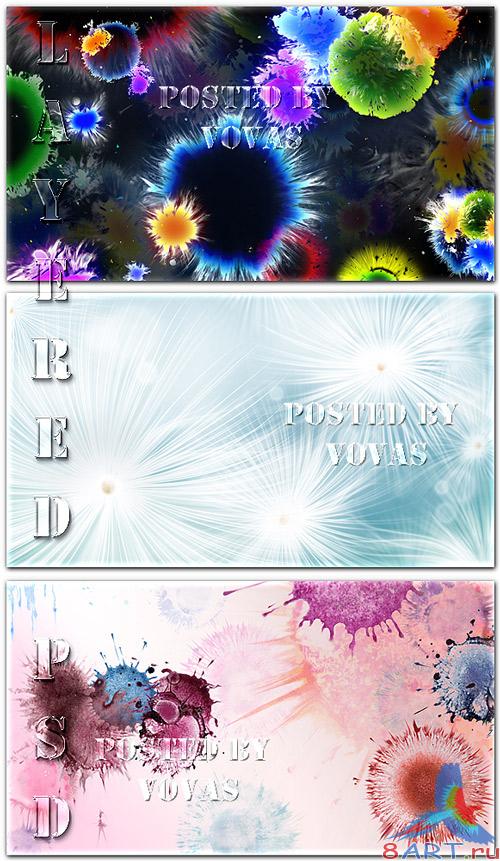 Layered HQ PSD sources Fuzzy Planets