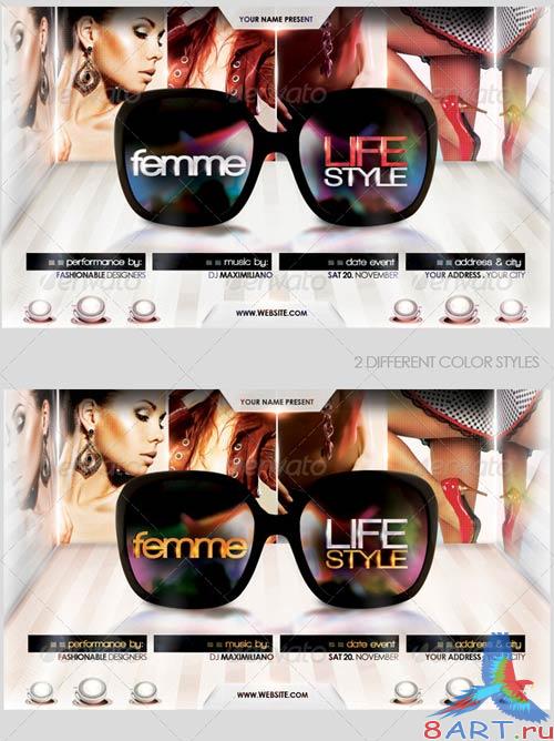 GraphicRiver Femme Lifestyle Flyer Template