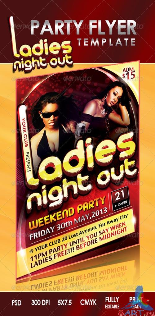 GraphicRiver Ladies Night Out Flyer