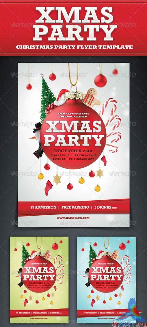 GraphicRiver Xmas Party Flyer Template