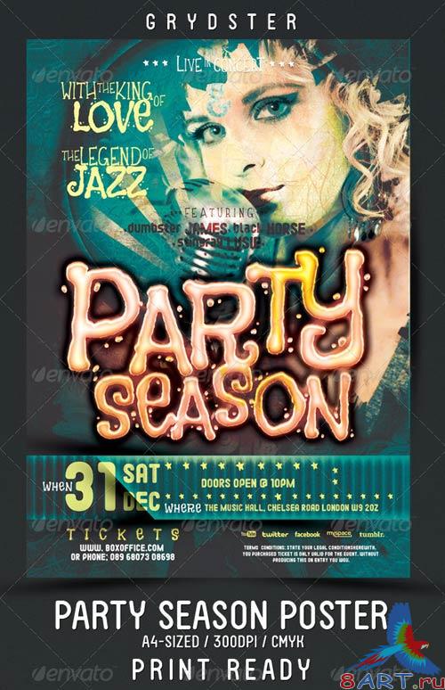 GraphicRiver Party Season Flyer - Poster