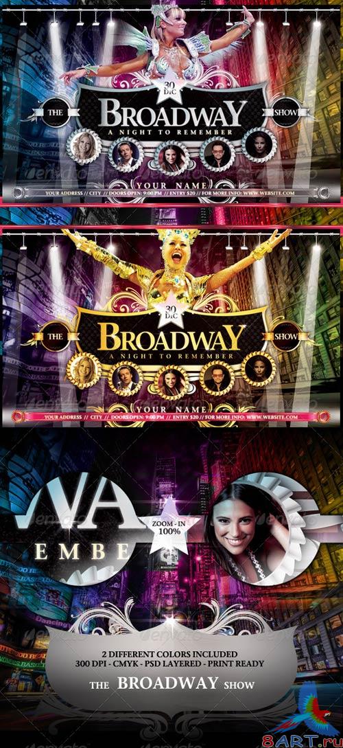 GraphicRiver The Broadway Show Flyer Template