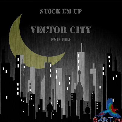 Vector City PSD Template