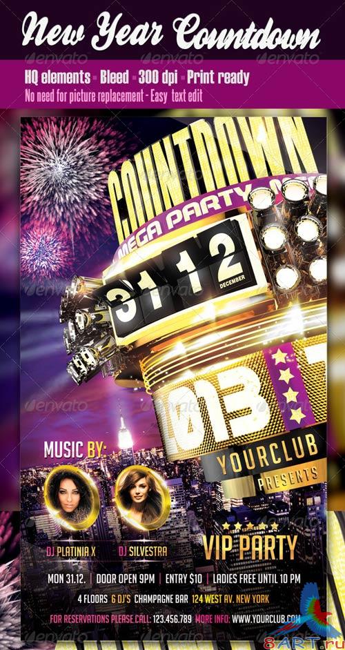 GraphicRiver New Year Countdown Flyer